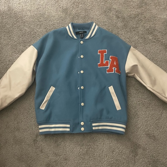 Forever 21 Letterman Jacket - Picture 1 of 2